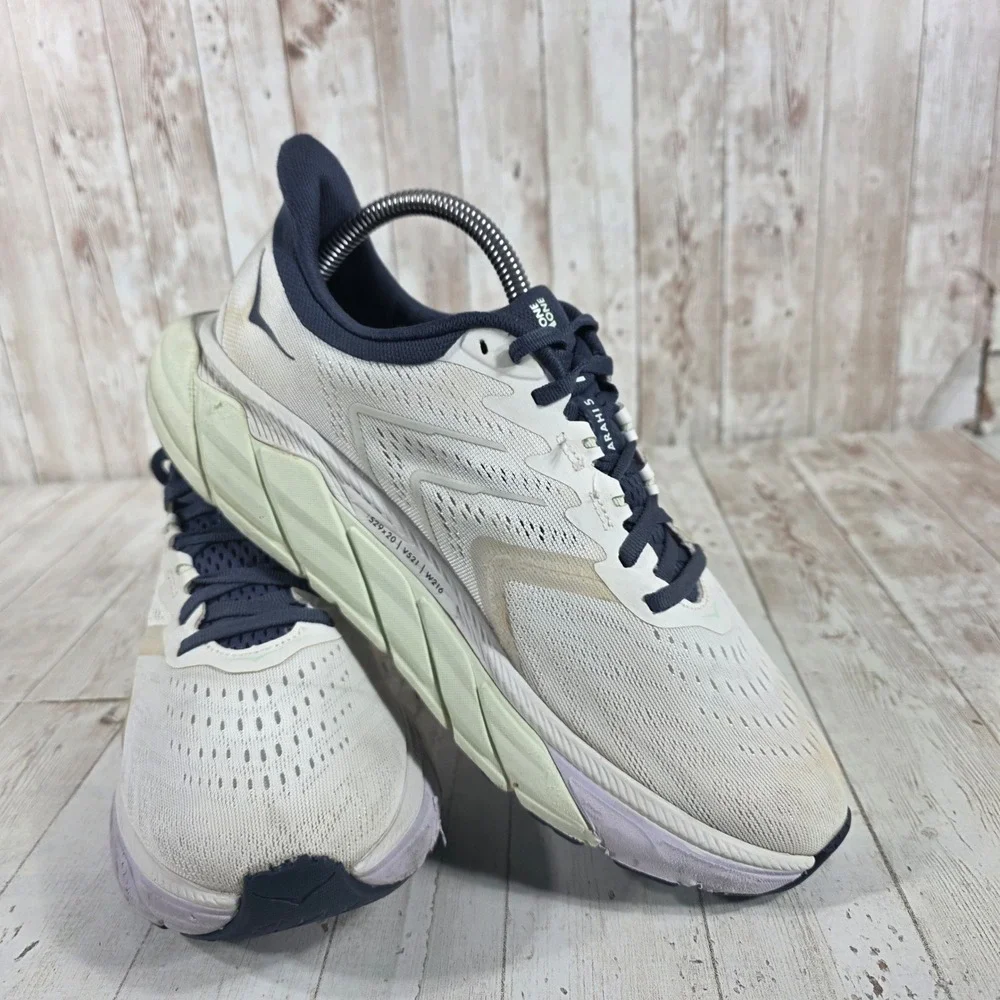 Hoka One One Arahi 6 Womens 9.5B Running Shoes Summer Song Blue Fog Stability
